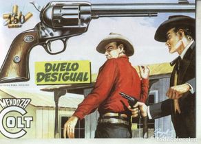 Comics: Mendoza Colt facsimil numero 045: Duelo desigual - Martin Salvador